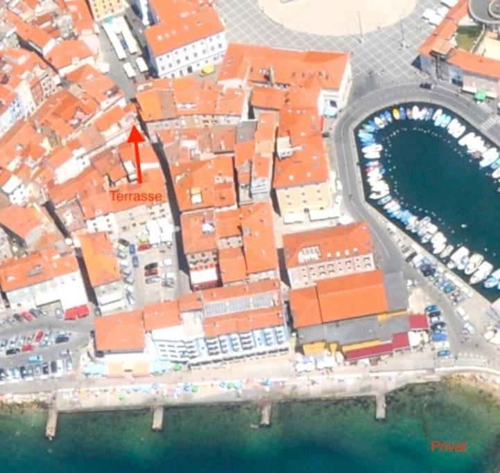 Apartament Tartini - Private Roof Terrace - Self Check-In Piran Zewnętrze zdjęcie